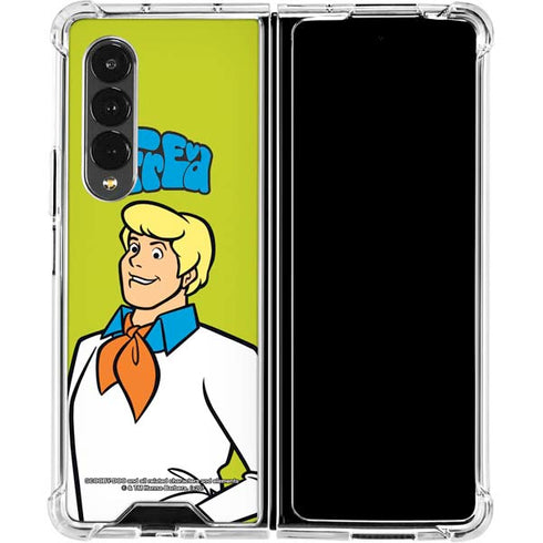 Scooby Doo Fred Galaxy Z Fold4 5G Clear Case