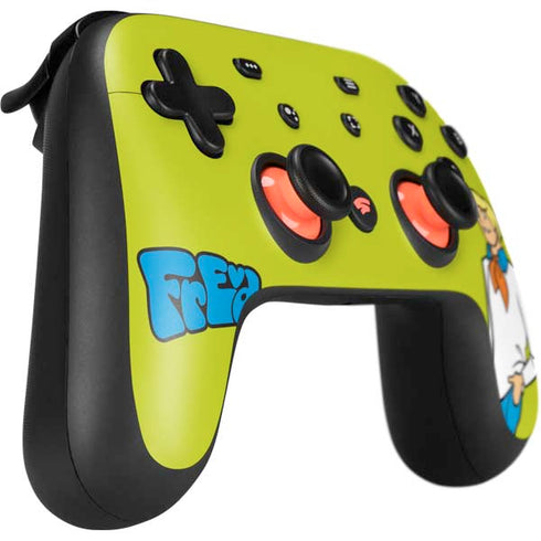 Scooby Doo Fred Google Stadia Controller Skin
