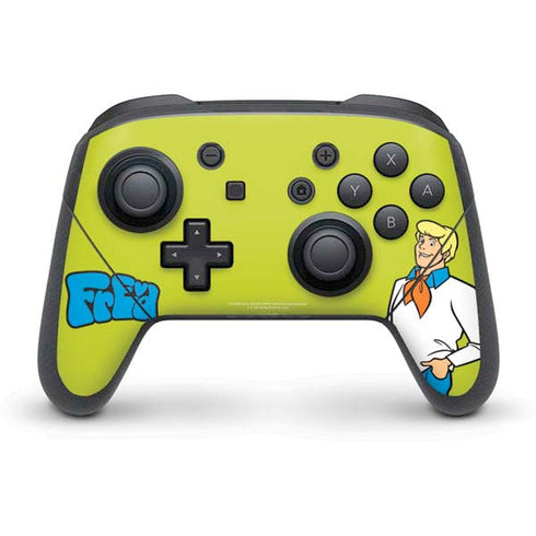 Scooby Doo Fred Nintendo Switch Pro Controller Skin