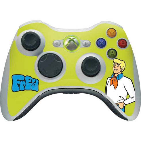 Scooby Doo Fred Xbox 360 Wireless Controller Skin