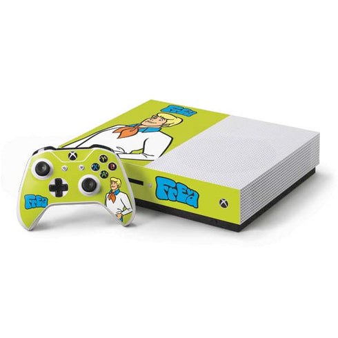 Scooby Doo Fred Xbox One S Console and Controller Bundle Skin