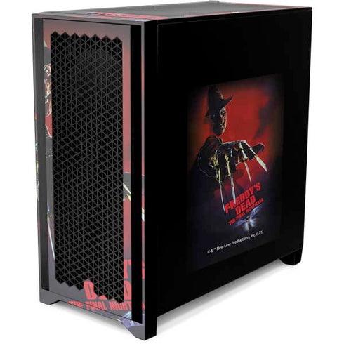 Nightmare on Elm Street Freddy Krueger Corsair 4000D Tempered Glass Mid-Tower ATX Case Skin