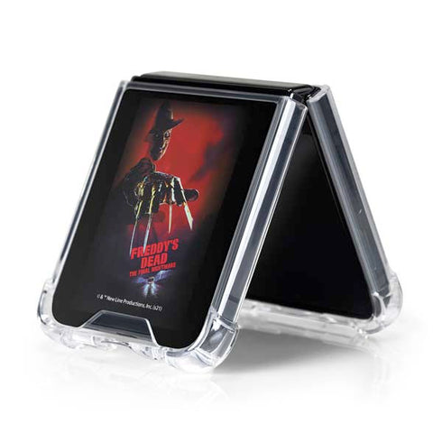 Nightmare on Elm Street Freddy Krueger Galaxy Z Flip5 5G Clear Case