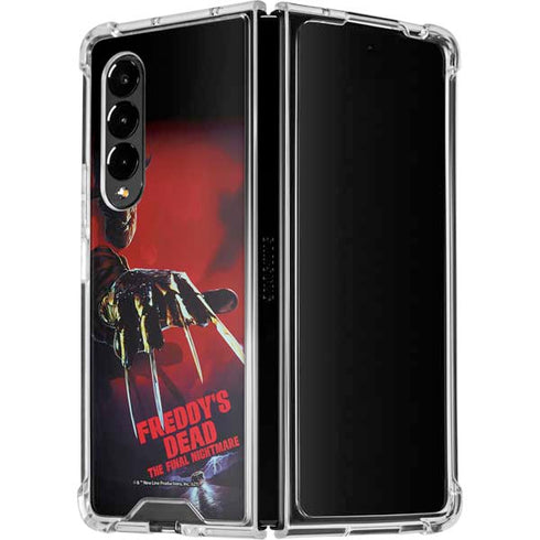 Nightmare on Elm Street Freddy Krueger Galaxy Z Fold4 5G Clear Case