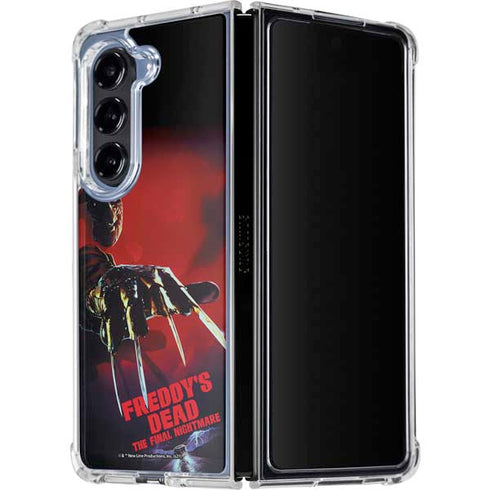Nightmare on Elm Street Freddy Krueger Galaxy Z Fold5 5G Clear Case