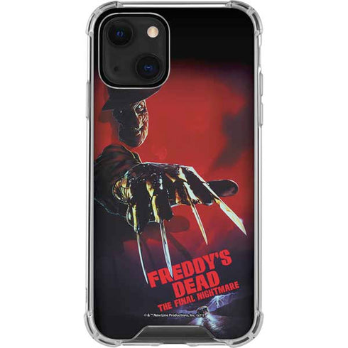 Nightmare on Elm Street Freddy Krueger iPhone 14 Plus Clear Case