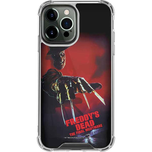 Nightmare on Elm Street Freddy Krueger iPhone 15 Pro Max Clear Case