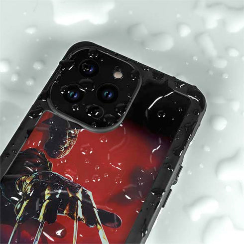 Nightmare on Elm Street Freddy Krueger iPhone 14 Pro Max Waterproof Case