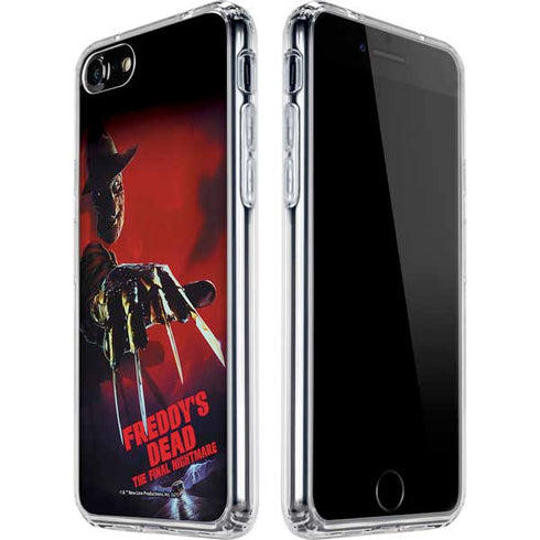 Nightmare on Elm Street Freddy Krueger iPhone SE (2nd & 3rd Gen) Clear Case