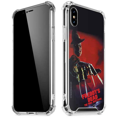 Nightmare on Elm Street Freddy Krueger iPhone XS Max Clear Case