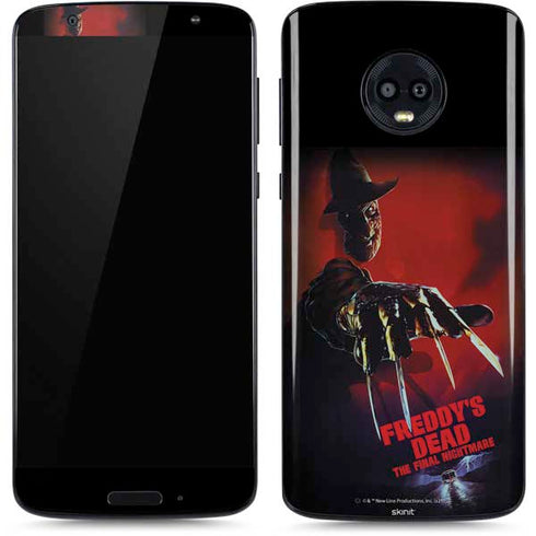 Nightmare on Elm Street Freddy Krueger Moto G6 Skin