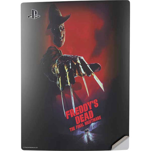 Nightmare on Elm Street Freddy Krueger PS5 Digital Edition Console Skin
