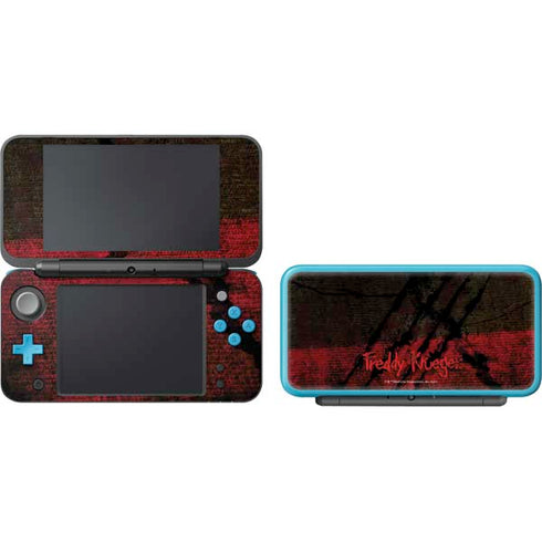 Nightmare on Elm Street Freddy Krueger Scratch Nintendo 2DS XL (2017) Skin