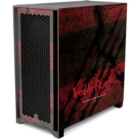 Nightmare on Elm Street Freddy Krueger Scratch Corsair 4000D Tempered Glass Mid-Tower ATX Case Skin