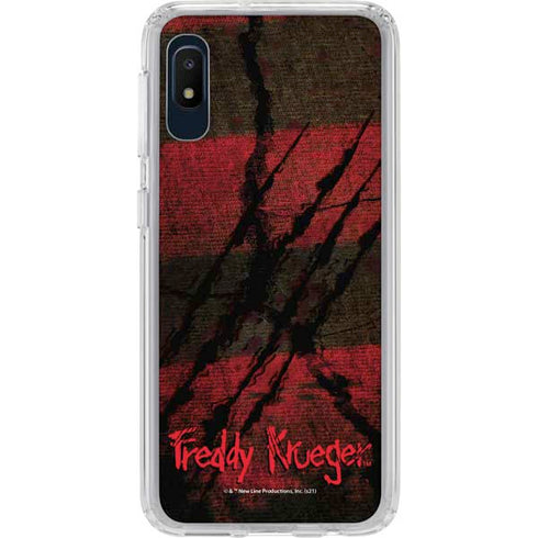 Nightmare on Elm Street Freddy Krueger Scratch Galaxy A10e Clear Case