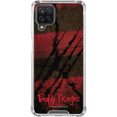 Nightmare on Elm Street Freddy Krueger Scratch Galaxy A12 Clear Case