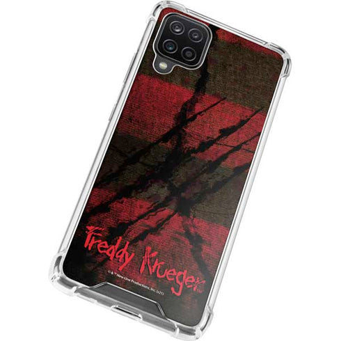 Nightmare on Elm Street Freddy Krueger Scratch Galaxy A12 Clear Case