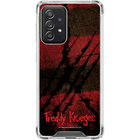 Nightmare on Elm Street Freddy Krueger Scratch Galaxy A52 5G Clear Case