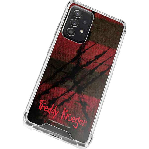 Nightmare on Elm Street Freddy Krueger Scratch Galaxy A52 5G Clear Case
