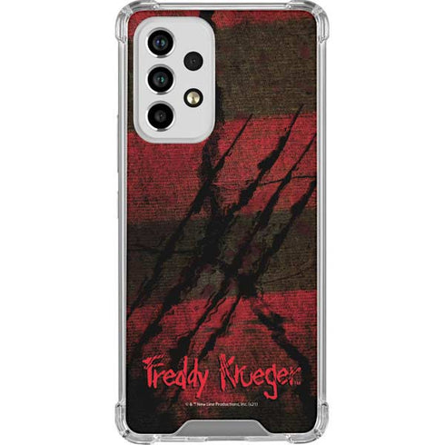 Nightmare on Elm Street Freddy Krueger Scratch Galaxy A53 5G Clear Case