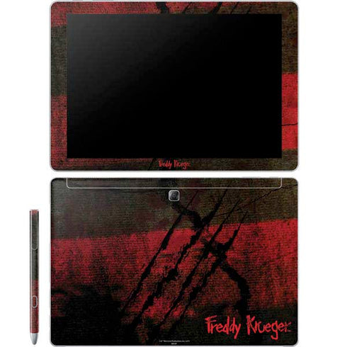 Nightmare on Elm Street Freddy Krueger Scratch Galaxy Book 12in Skin