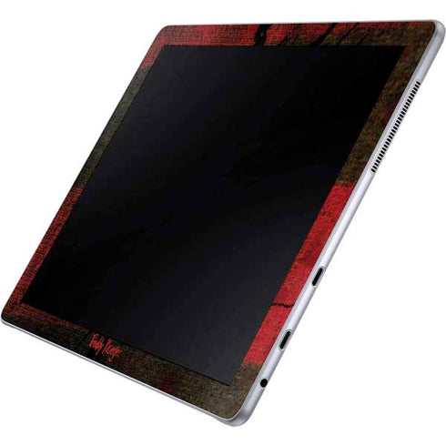 Nightmare on Elm Street Freddy Krueger Scratch Galaxy Book 12in Skin