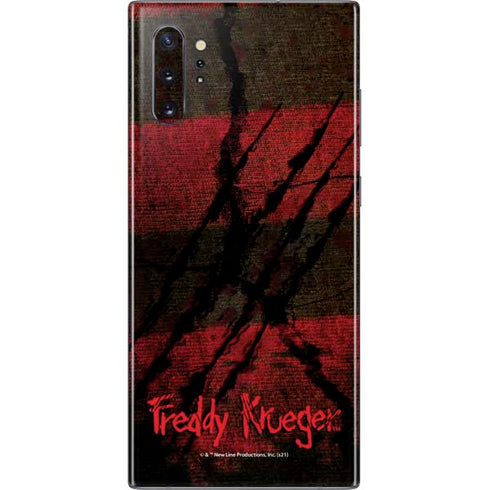 Nightmare on Elm Street Freddy Krueger Scratch Galaxy Note 10 Plus Skin