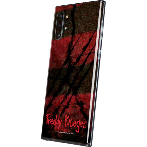 Nightmare on Elm Street Freddy Krueger Scratch Galaxy Note 10 Plus Skin