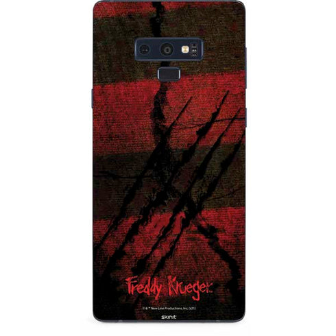 Nightmare on Elm Street Freddy Krueger Scratch Galaxy Note 9 Skin