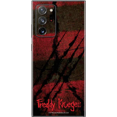 Nightmare on Elm Street Freddy Krueger Scratch Galaxy Note20 Ultra 5G Skin