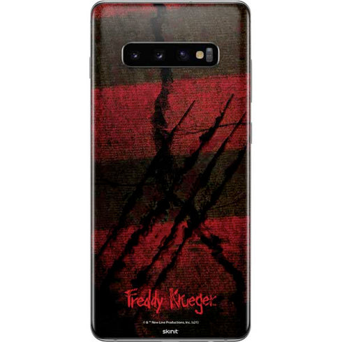 Nightmare on Elm Street Freddy Krueger Scratch Galaxy S10 Plus Skin