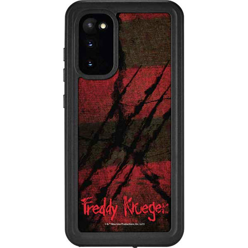 Nightmare on Elm Street Freddy Krueger Scratch Galaxy S20 Waterproof Case