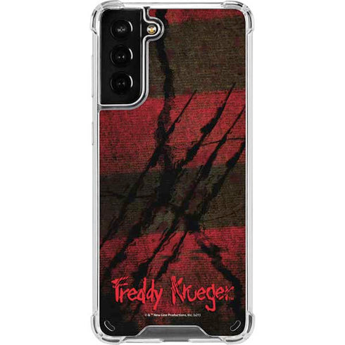 Nightmare on Elm Street Freddy Krueger Scratch Galaxy S21 Plus 5G Clear Case