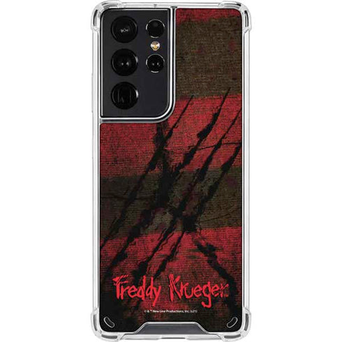 Nightmare on Elm Street Freddy Krueger Scratch Galaxy S21 Ultra 5G Clear Case