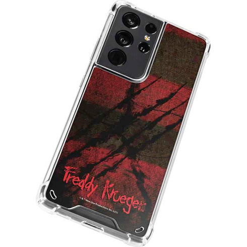Nightmare on Elm Street Freddy Krueger Scratch Galaxy S21 Ultra 5G Clear Case