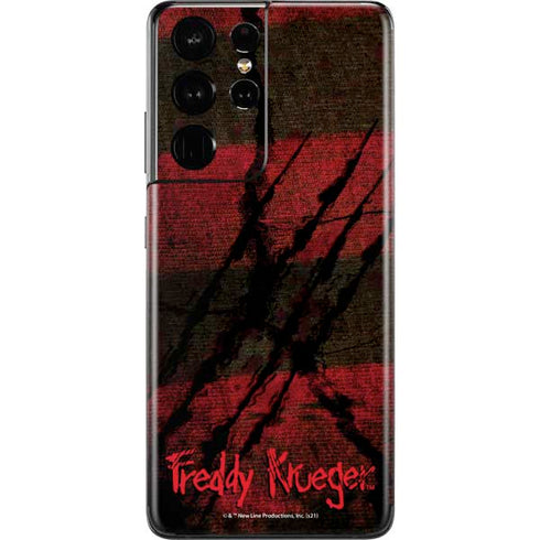 Nightmare on Elm Street Freddy Krueger Scratch Galaxy S21 Ultra 5G Skin