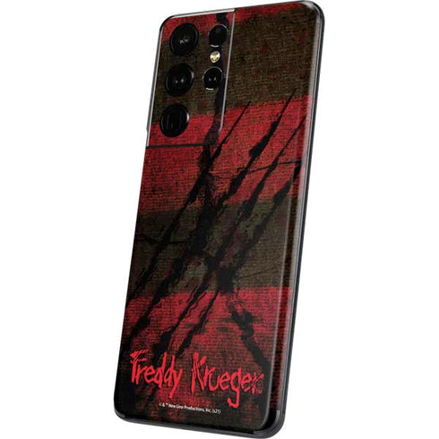 Nightmare on Elm Street Freddy Krueger Scratch Galaxy S21 Ultra 5G Skin