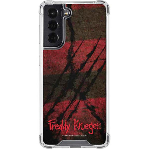 Nightmare on Elm Street Freddy Krueger Scratch Galaxy S22 Clear Case