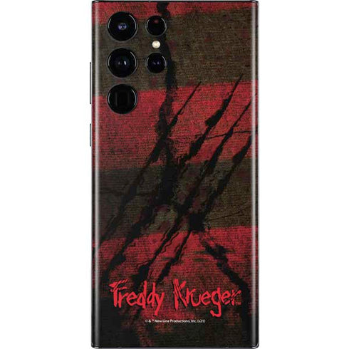 Nightmare on Elm Street Freddy Krueger Scratch Galaxy S22 Ultra Skin