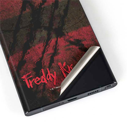 Nightmare on Elm Street Freddy Krueger Scratch Galaxy S22 Ultra Skin