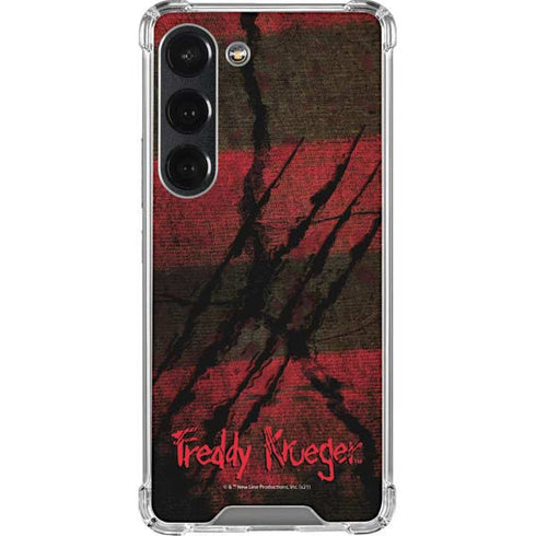 Nightmare on Elm Street Freddy Krueger Scratch Galaxy S23 Clear Case