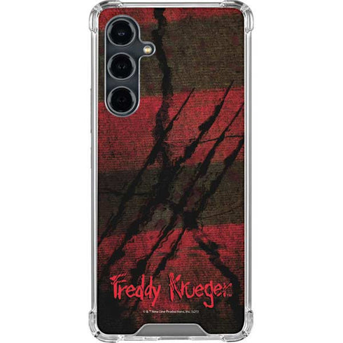 Nightmare on Elm Street Freddy Krueger Scratch Galaxy S23 FE Clear Case