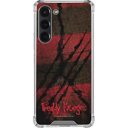 Nightmare on Elm Street Freddy Krueger Scratch Galaxy S23 Plus Clear Case