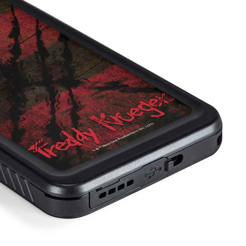 Nightmare on Elm Street Freddy Krueger Scratch Galaxy S23 Waterproof Case