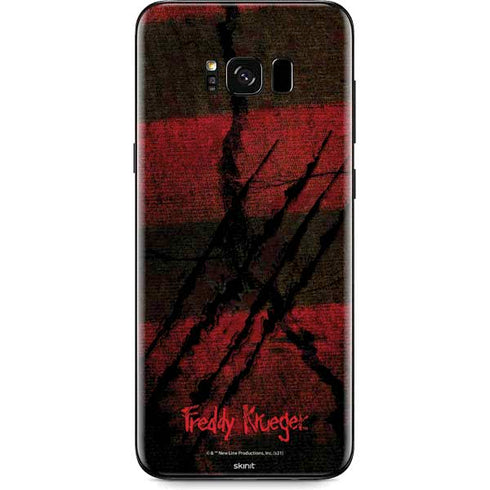Nightmare on Elm Street Freddy Krueger Scratch Galaxy S8 Plus Skin