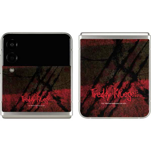 Nightmare on Elm Street Freddy Krueger Scratch Galaxy Z Flip3 5G Skin
