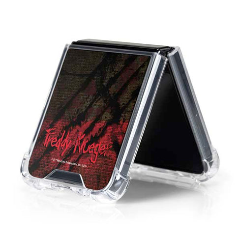 Nightmare on Elm Street Freddy Krueger Scratch Galaxy Z Flip5 5G Clear Case