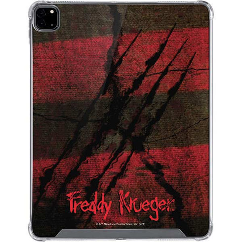 Nightmare on Elm Street Freddy Krueger Scratch iPad Pro 12.9in (2020) Clear Case