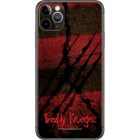 Nightmare on Elm Street Freddy Krueger Scratch iPhone 11 Pro Max Skin