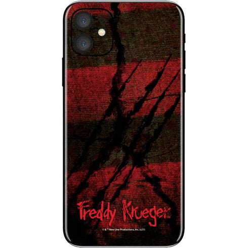 Nightmare on Elm Street Freddy Krueger Scratch iPhone 11 Skin